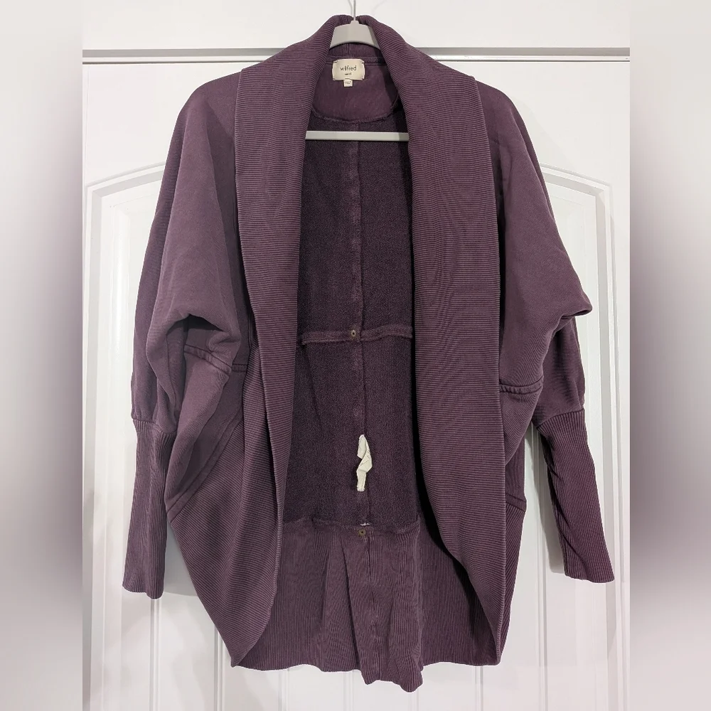 Wilfred Aritzia Diderot Open-Front Cocoon Cardigan
